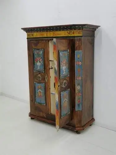 4905D-Bauernkasten-Kleiderschrank-Bauerstube-Kleiderkasten-Schrank-Kasten-1873