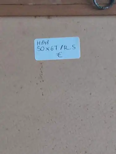 H848-Landschaftsbild-Öl auf Holz-Ölbild-Ölgemälde-gerahmt-Malerei
