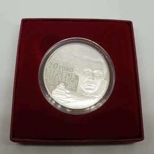 Münze Österreich 20 Euro 2012 Egon Schiele PP mit Zertifikat