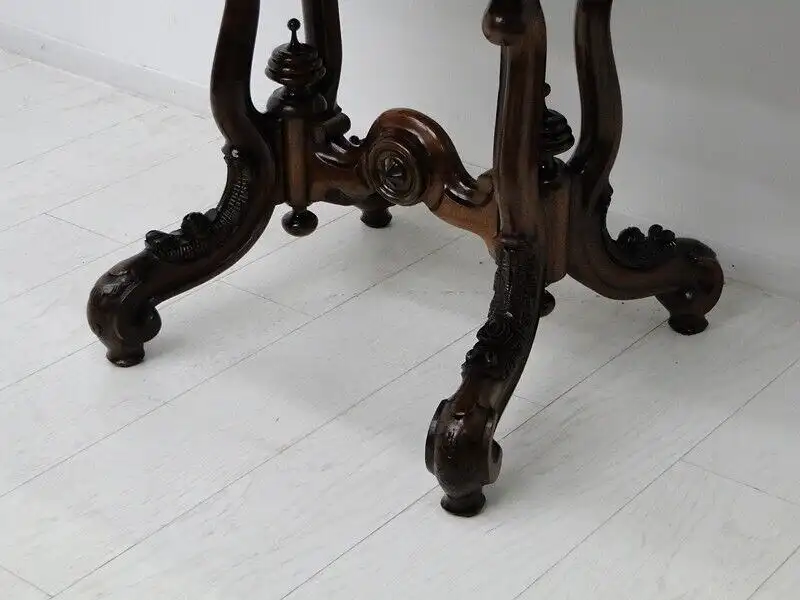 4562-Biedermeiertisch-Salontisch-Couchtisch-Beistelltisch-Tisch-Biedermeier-Wohn 5