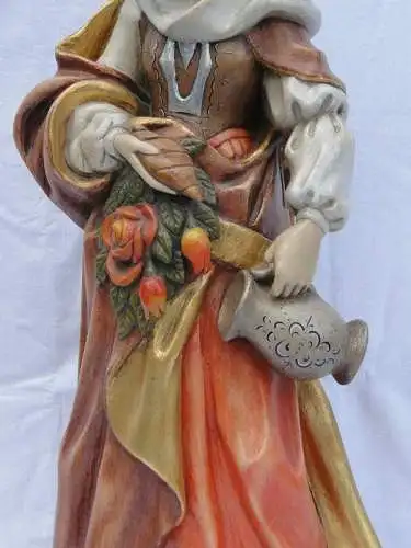 3451D-Grödner Kunstschnitzerei-Holzfigur-Grödnerfigur-Figur-Handgeschnitzt-Holzs