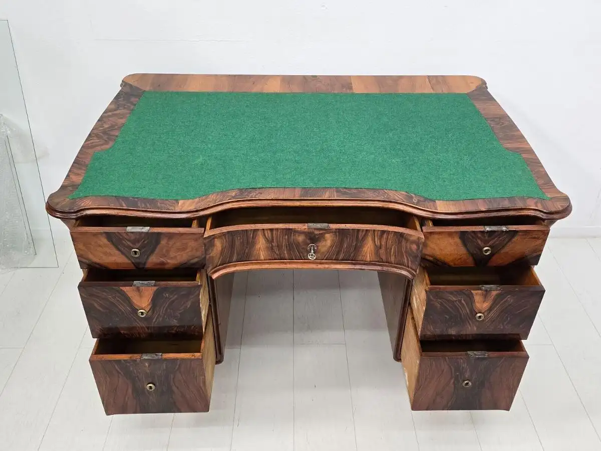 8502-Biedermeier-Schreibtisch-Tisch-Schreibmöbel- 6