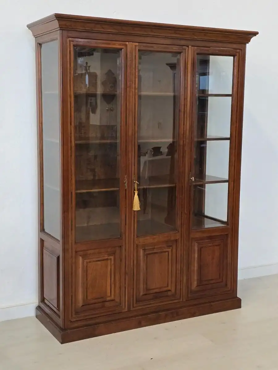 H61419D-Büchervitrine-Bücherschrank-Vitrine-Vitrinenschrank- 1