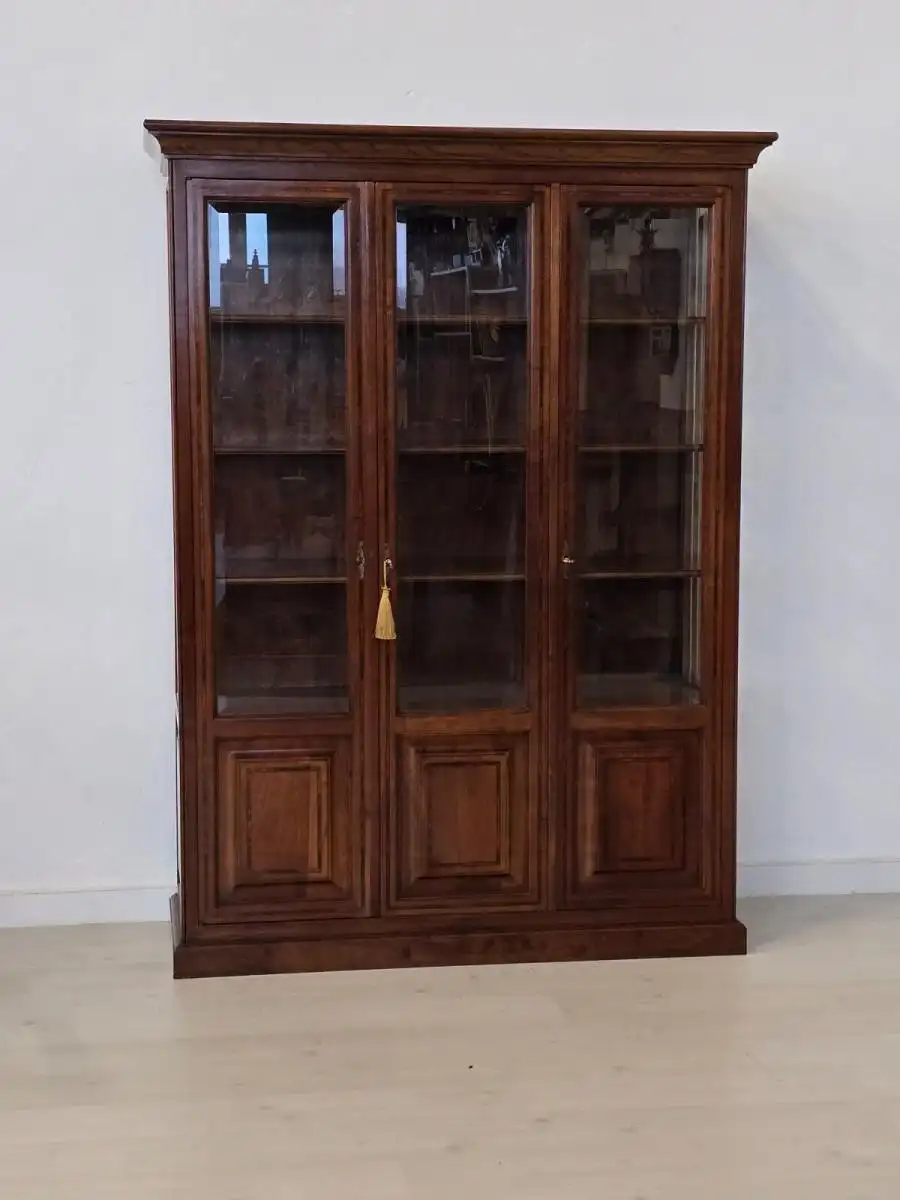 H61419D-Büchervitrine-Bücherschrank-Vitrine-Vitrinenschrank- 12