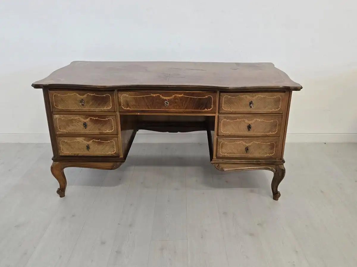 H61397D-Schreibtisch-Barockstil-Tisch-Schreibmöbel- 0