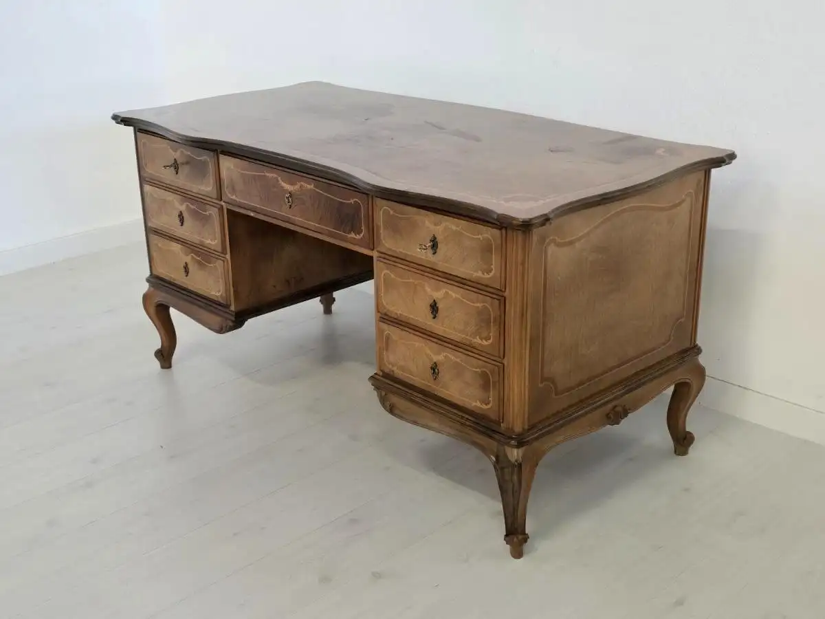 H61397D-Schreibtisch-Barockstil-Tisch-Schreibmöbel- 1