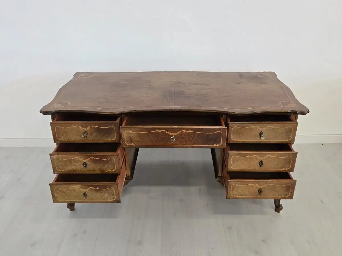 H61397D-Schreibtisch-Barockstil-Tisch-Schreibmöbel- 14