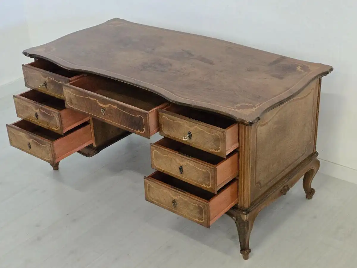 H61397D-Schreibtisch-Barockstil-Tisch-Schreibmöbel- 4