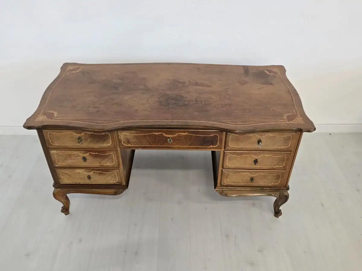 H61397D-Schreibtisch-Barockstil-Tisch-Schreibmöbel- 6