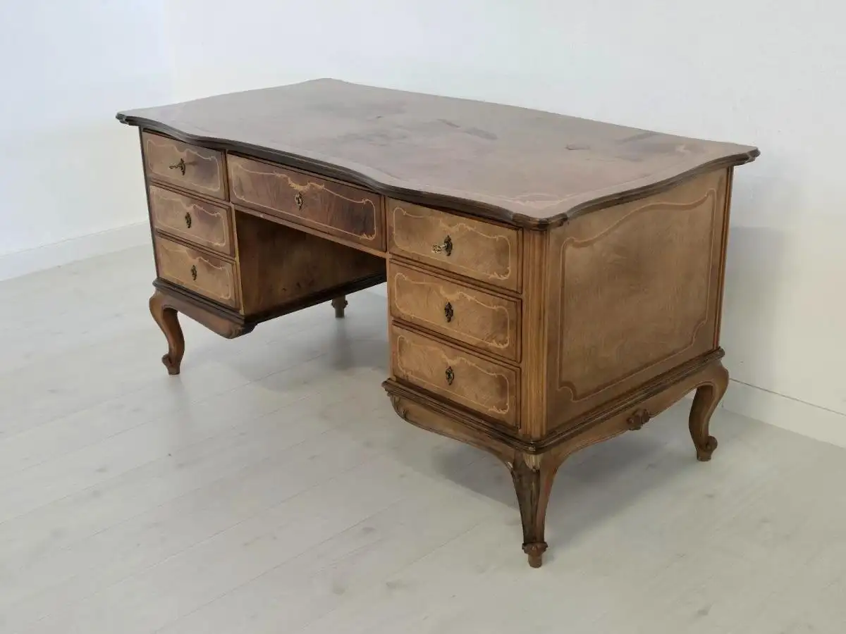 H61397D-Schreibtisch-Barockstil-Tisch-Schreibmöbel- 7