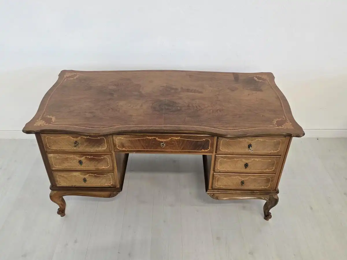 H61397D-Schreibtisch-Barockstil-Tisch-Schreibmöbel- 9
