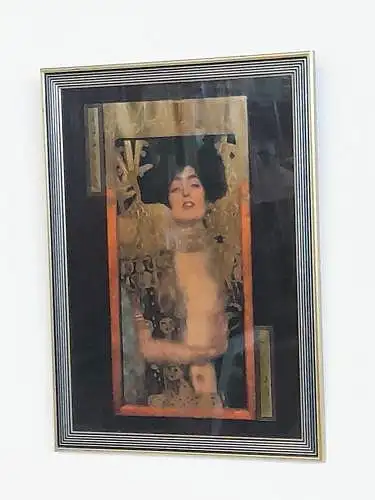 H919-Kunstdruck-Klimt-Judith-gerahmt-Bild-Gemälde-