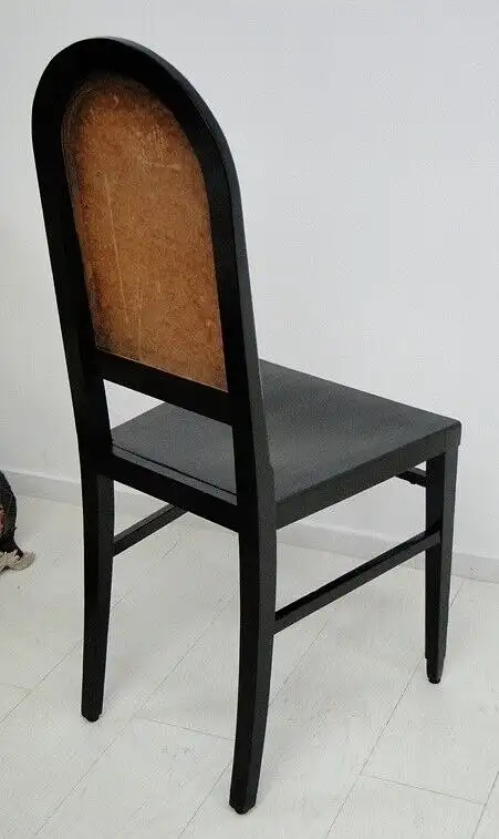 3920D-Jugendstilsessel-Stuhl-Jugendstil-Sessel-4er Satz-Set Jugendstilstühle-4St 3