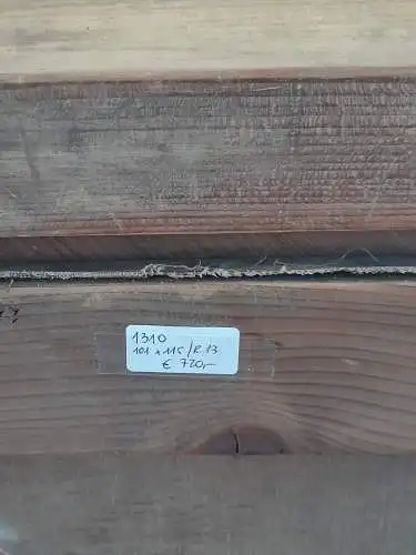 H1310-Ölbild-Madonna mit Kind-Kunststudie-Öl auf Leinen-gerahmt-Ölgemälde-