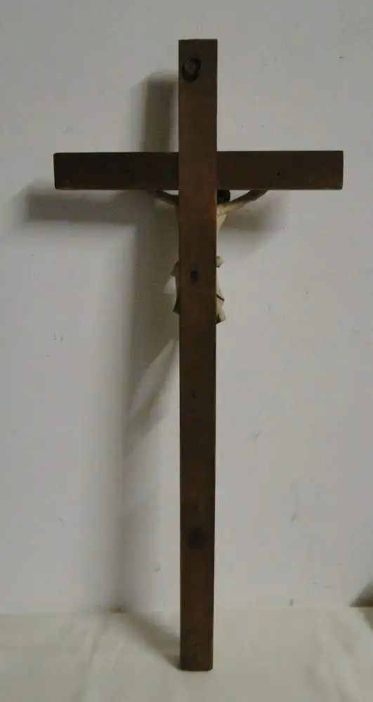 2752D-Jesus-Christus-Kruzifix-Jesus am Kreuz-INRI-Kreuz-altes Kreuz-Jesuskreuz- 6