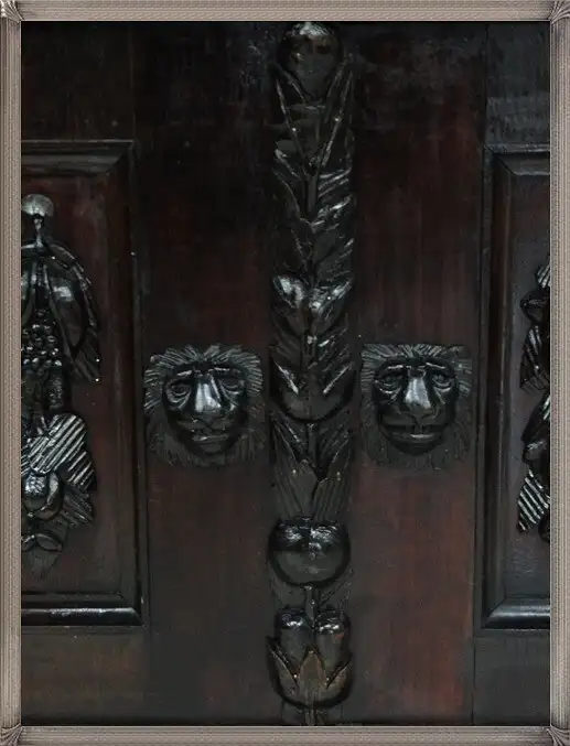 2618-Riesige Schatztruhe-Burgtruhe-Truhe-Kiste-Schatzkiste-Schatztruhe 1800 4