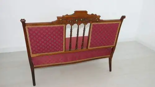 H61095-Historismusbank-Sofa-Couch-Historismus-Sitzbank-Gründerzeit-Polstermöbel-