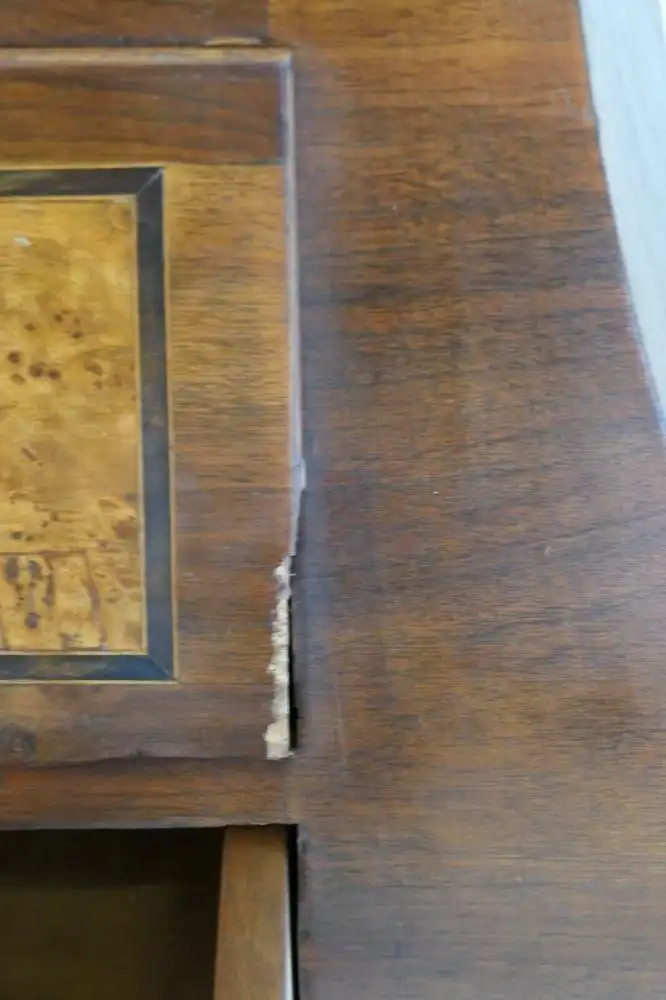 H61007-Barockvitrine-Vitrine-Büchervitrine-Stil um 1920-Vitrine-Kasten-Schrank- 5