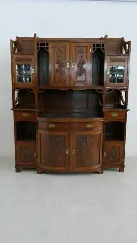 H61141-Jugendstilkredenz-Buffet-Jugendstil-Anrichte-Jugendstilbuffet-Kredenz-Jug