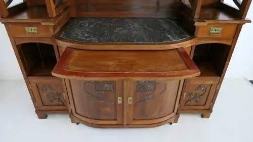 H61141-Jugendstilkredenz-Buffet-Jugendstil-Anrichte-Jugendstilbuffet-Kredenz-Jug