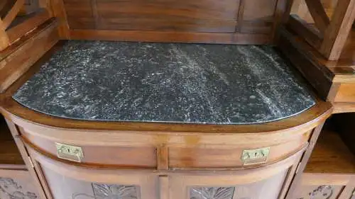 H61141-Jugendstilkredenz-Buffet-Jugendstil-Anrichte-Jugendstilbuffet-Kredenz-Jug