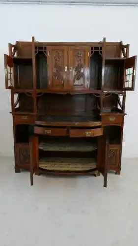 H61141-Jugendstilkredenz-Buffet-Jugendstil-Anrichte-Jugendstilbuffet-Kredenz-Jug