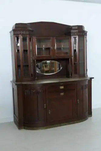 H60689-Jugendstil-Kredenz-Anrichte-Buffet-Jugendstilkredenz