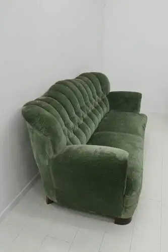 6117-Art Deco Couch-Sitzbank-Sofa-Art Deco-Bank-Couch-Art Deco Sofa-3Sitzer-Pols