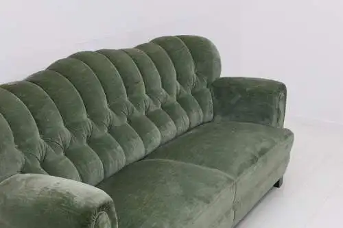 6117-Art Deco Couch-Sitzbank-Sofa-Art Deco-Bank-Couch-Art Deco Sofa-3Sitzer-Pols