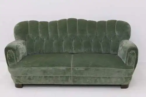 6117-Art Deco Couch-Sitzbank-Sofa-Art Deco-Bank-Couch-Art Deco Sofa-3Sitzer-Pols