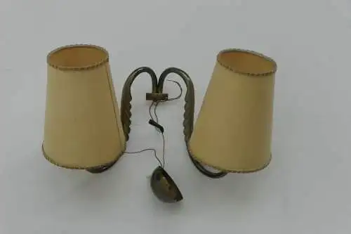 6095D-Wandleuchte-Messingleuchte-Aplike-2flammig-Wandaplike-Lampe-Leuchte-Wandle