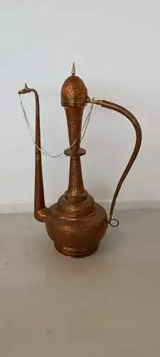 H61250-Orientalische-Kupfer-Karaffe-Dekorstück-