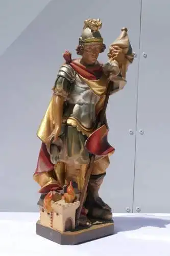 3673D-Figur Heiliger Florian-Figur-Skulptur-geschnitzte Figur-Heiligenfigur-