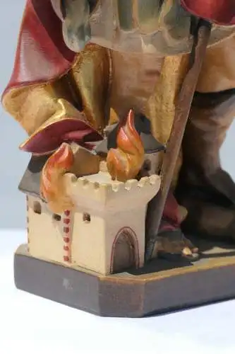 3673D-Figur Heiliger Florian-Figur-Skulptur-geschnitzte Figur-Heiligenfigur-