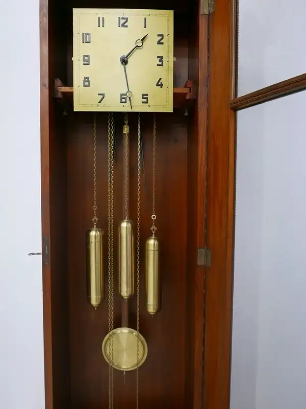 4513-Standuhr-Uhr-3gewichtig-Pendeluhr-Standuhr-Uhr-3 gewichtige Standuhr-Pendel 3