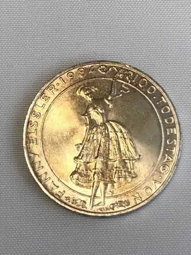500 Schilling Münze 1984-100. Todestag von Fanny Elssler 