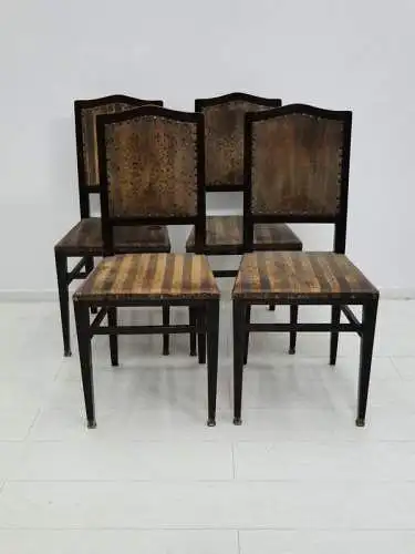 5548D-5551D-4er Satz Jugendstilstühle-Set-Sessel-Stühle-Jugendstil-4er Satz-4Stk