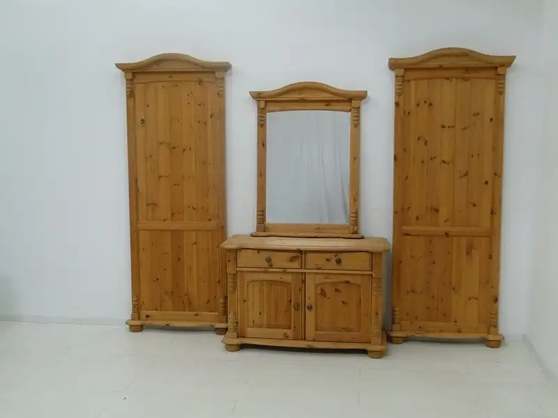 3881D-Landhausstil-Bauernstube-Vorzimmermöbel-Garderobe-Anrichte-Spiegel-Bauernm 3