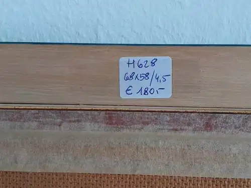 H628-Blumenbild-Öl auf Holz-Blumengemälde-Ölbild-Ölgemälde-signiert-gerahmt-