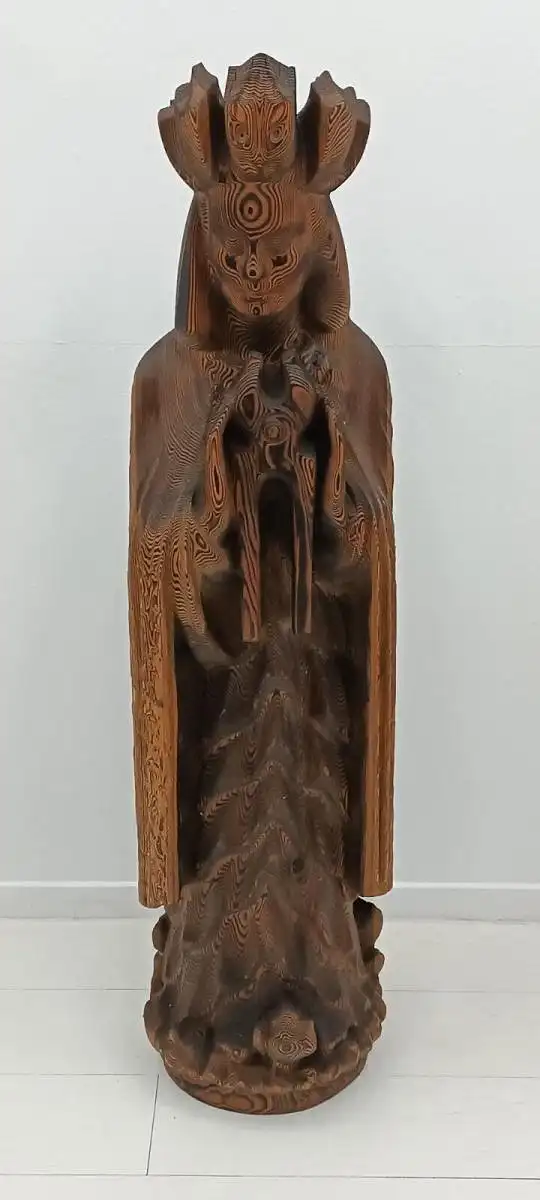 7303-geschnitzte Holzfigur-Figur-Skulptur-130 cm hoch geschnitzte Figur-Schnitze 0