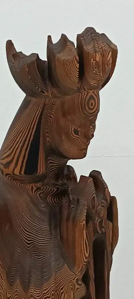 7303-geschnitzte Holzfigur-Figur-Skulptur-130 cm hoch geschnitzte Figur-Schnitze 13