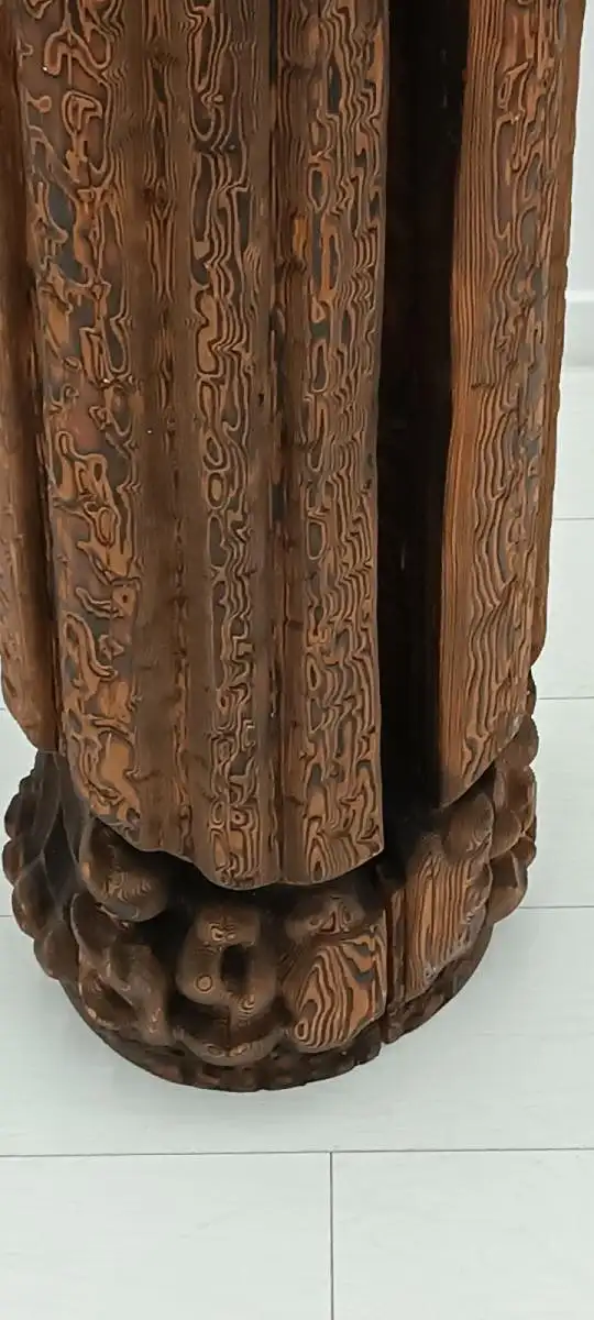 7303-geschnitzte Holzfigur-Figur-Skulptur-130 cm hoch geschnitzte Figur-Schnitze 17