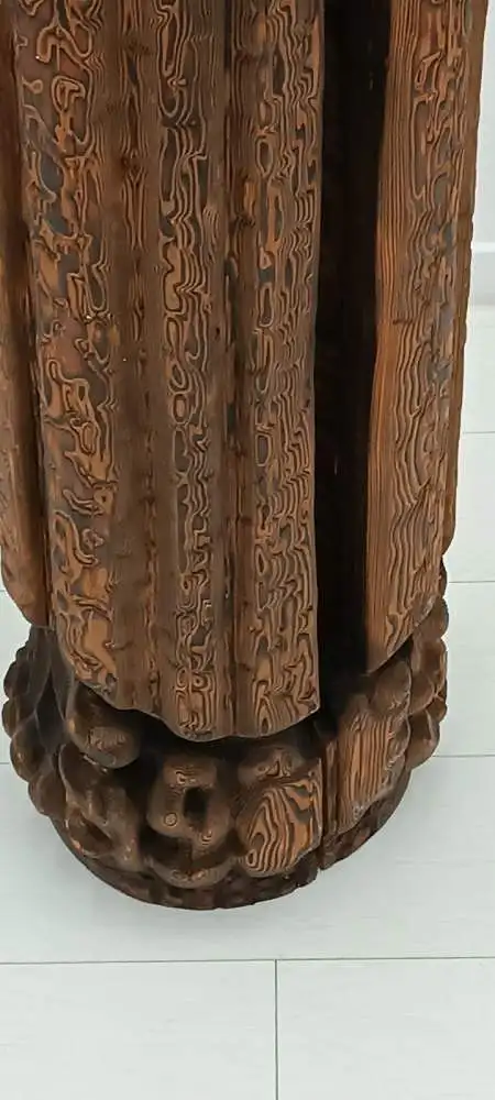 7303-geschnitzte Holzfigur-Figur-Skulptur-130 cm hoch geschnitzte Figur-Schnitze 17