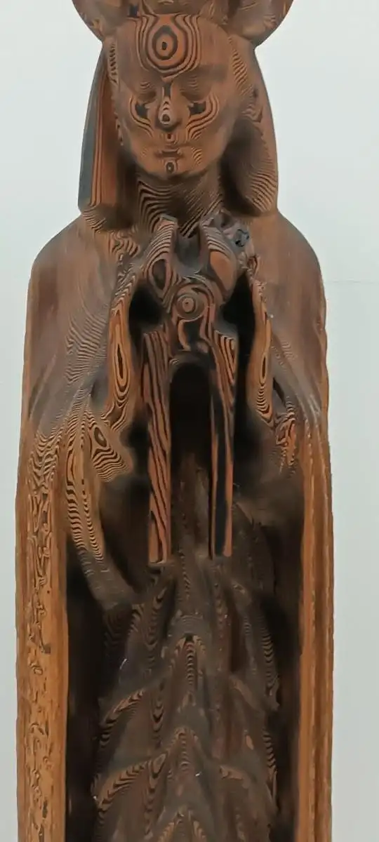 7303-geschnitzte Holzfigur-Figur-Skulptur-130 cm hoch geschnitzte Figur-Schnitze 2