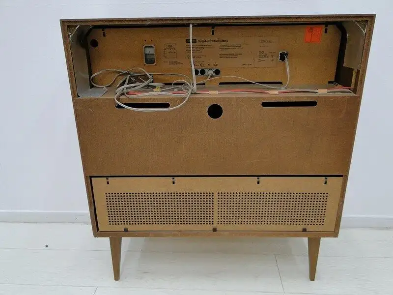 5047-Phonoschrank-Phonokasten-Radio-Grundig-Plattenspieler-Stereo-Konzertschrank 7