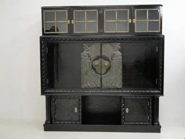 3413-Jugendstilkredenz-ORIGINAL JUGENDSTIL-Kredenz-Wiener Werkstätte-Jugendstilk 4