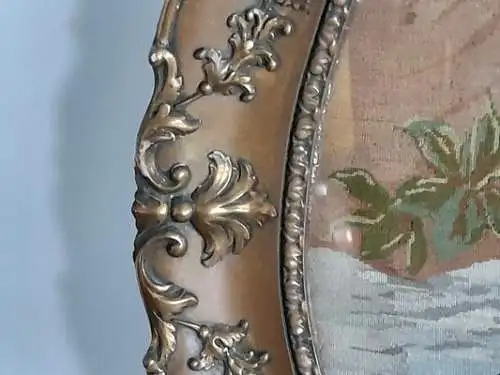 H1340-Gobelin-gesticktes Bild-Gemälde-gerahmt-