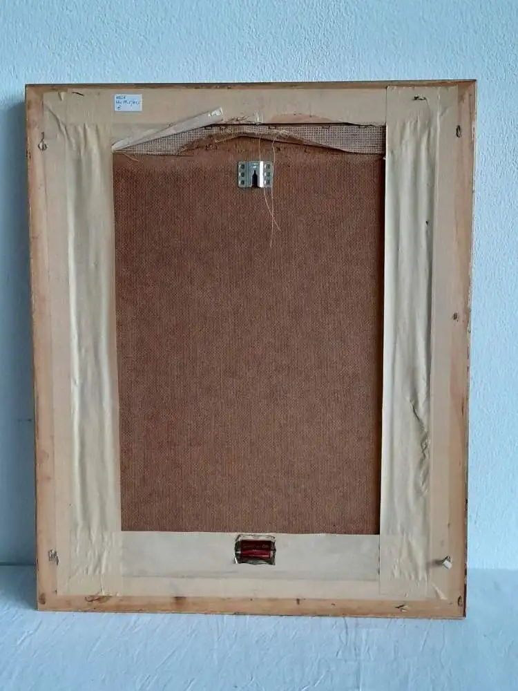 H528-Gobelin-Stillleben-Bild-Gemälde-Blumen-gerahmt- 5