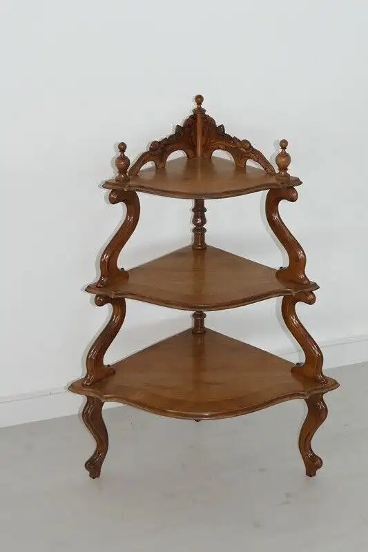 H60121-Etagere-Historismusregal-Eckregal-Historismus-Ecketagere-Bücherregal-altd 0