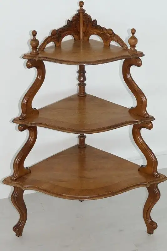 H60121-Etagere-Historismusregal-Eckregal-Historismus-Ecketagere-Bücherregal-altd 4